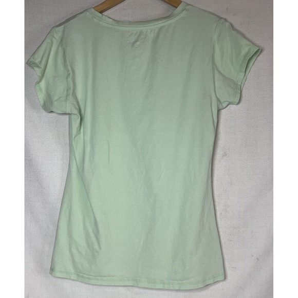 Beverly Hills Polo Club Aquamarine Women's XL Rhinestone Logo T-shirt - Picture 5 of 6